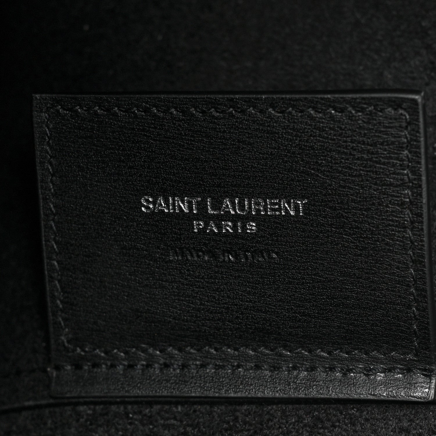 Saint Laurent Calfskin Medium Shopper Tote Black 8 of 13