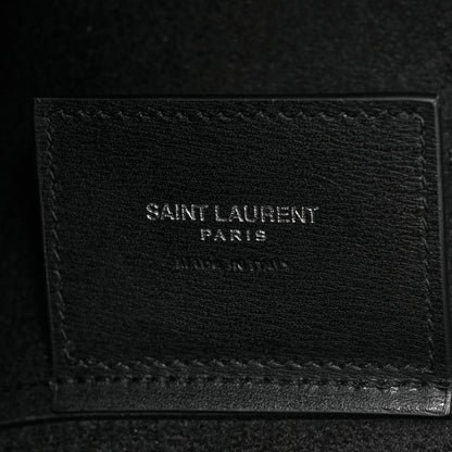 Saint Laurent Calfskin Medium Shopper Tote Black 8 of 13