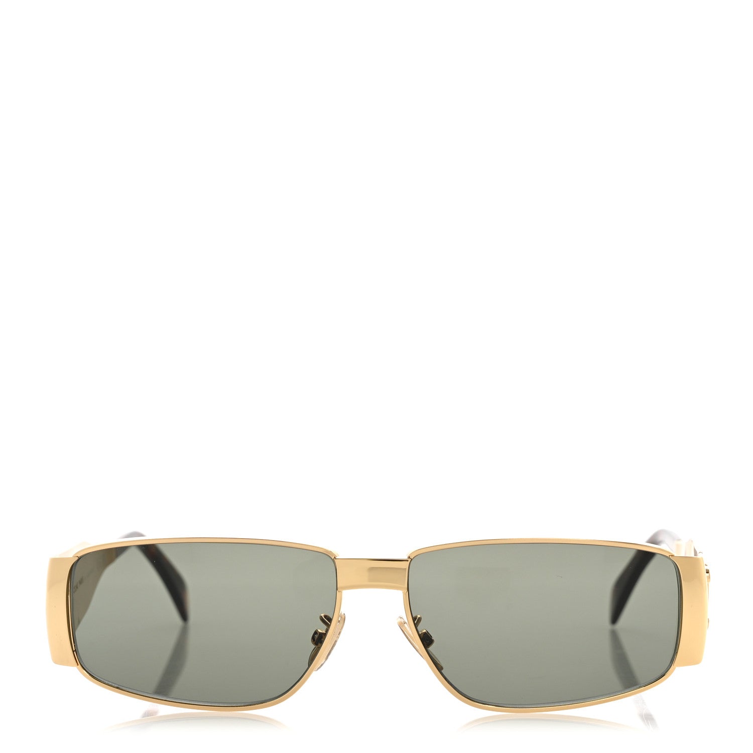 Celine Metal Triomphe 03 Sunglasses CL40325U Gold Green 2 of 8