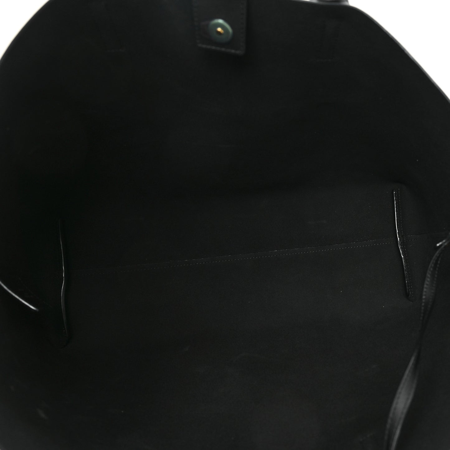 Calfskin Large Shopping Tote Black