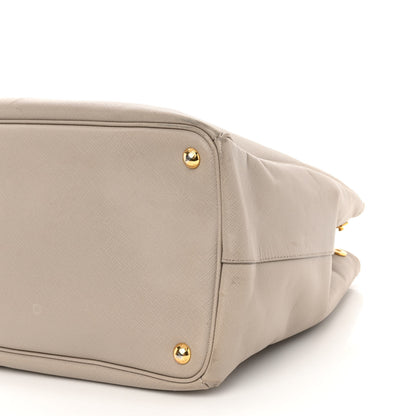 Prada Saffiano Lux Extra Large Galleria Double Zip Tote Pomice 9 of 13