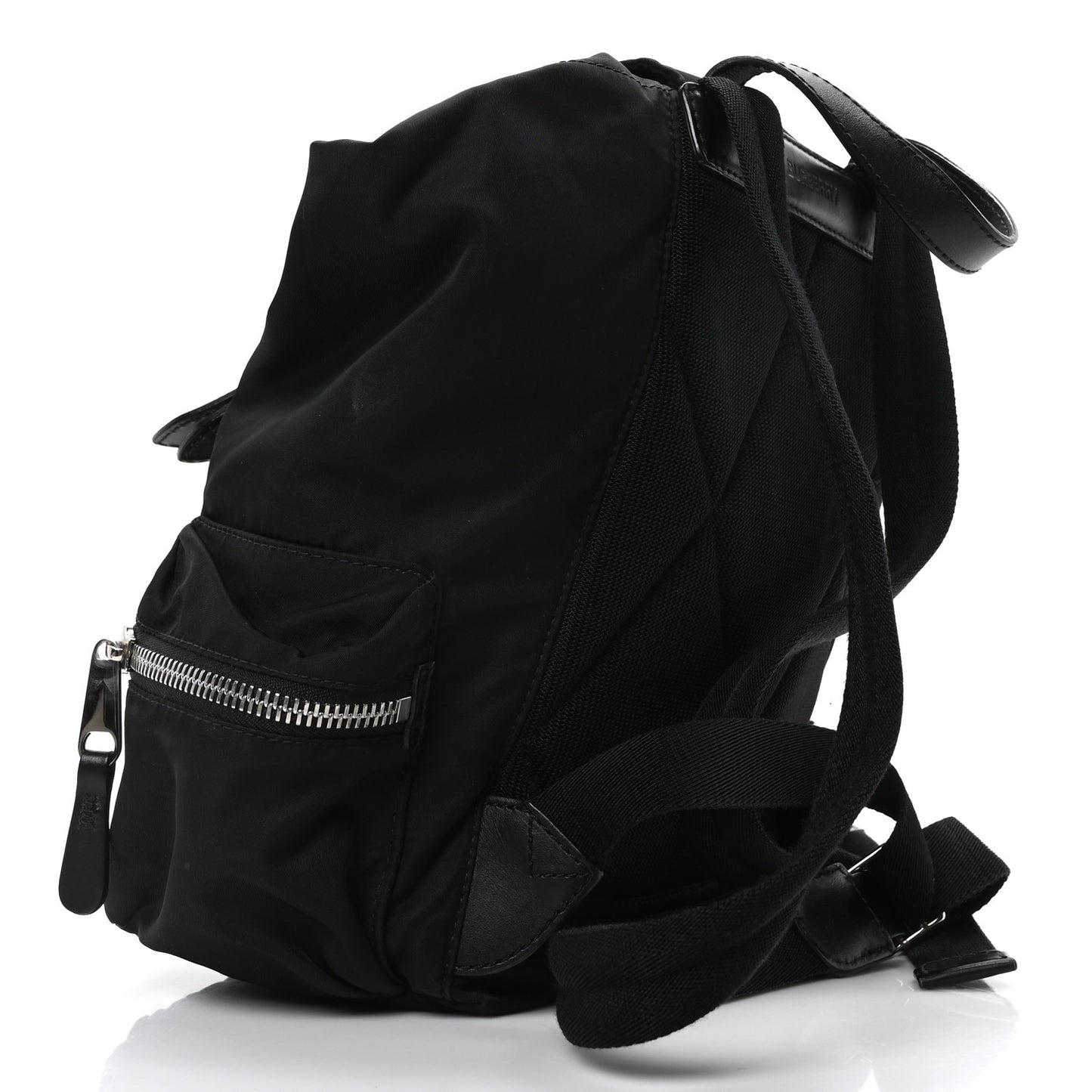 Nylon Logo Print Small Rucksack Backpack