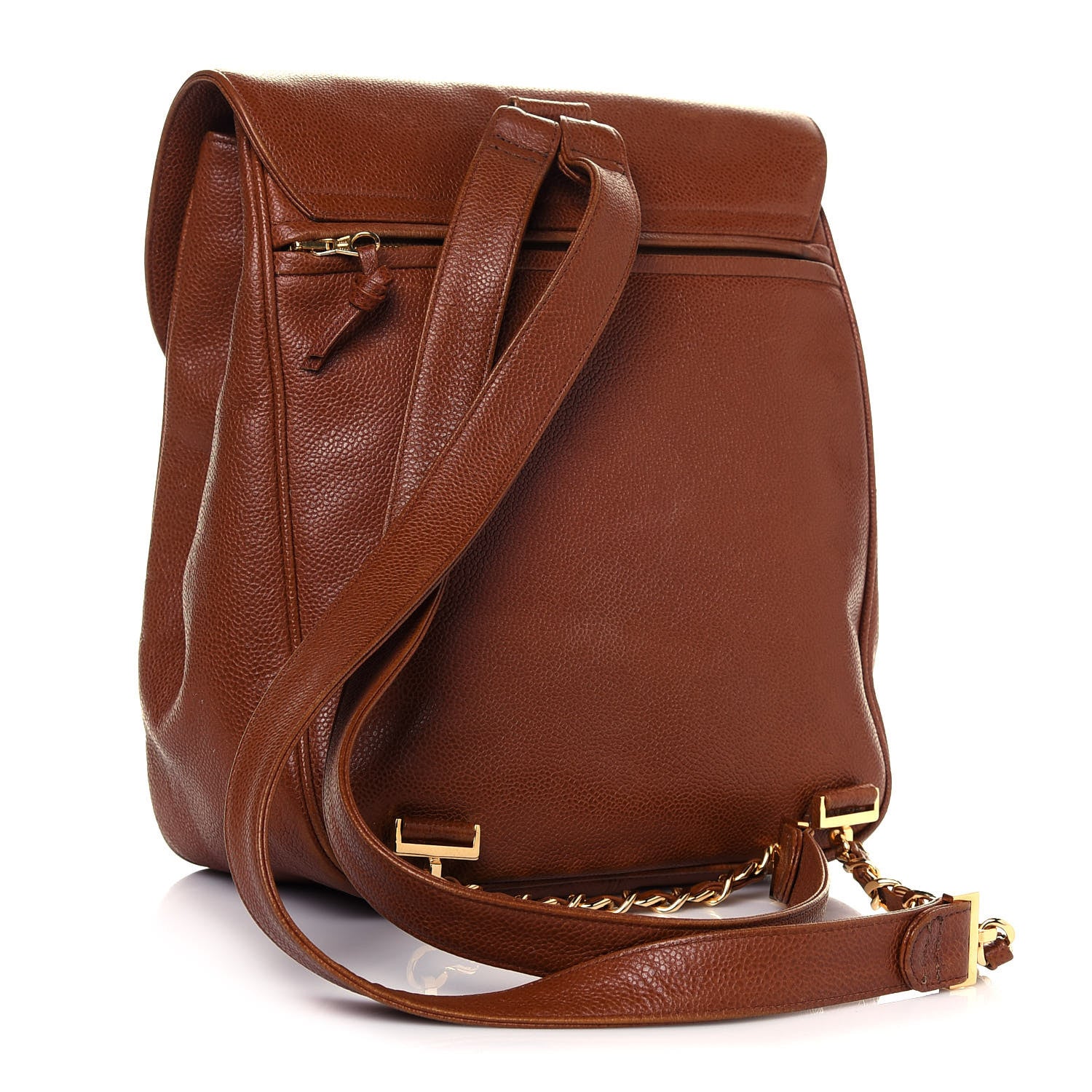 Chanel Caviar CC Backpack Brown 2 of 14