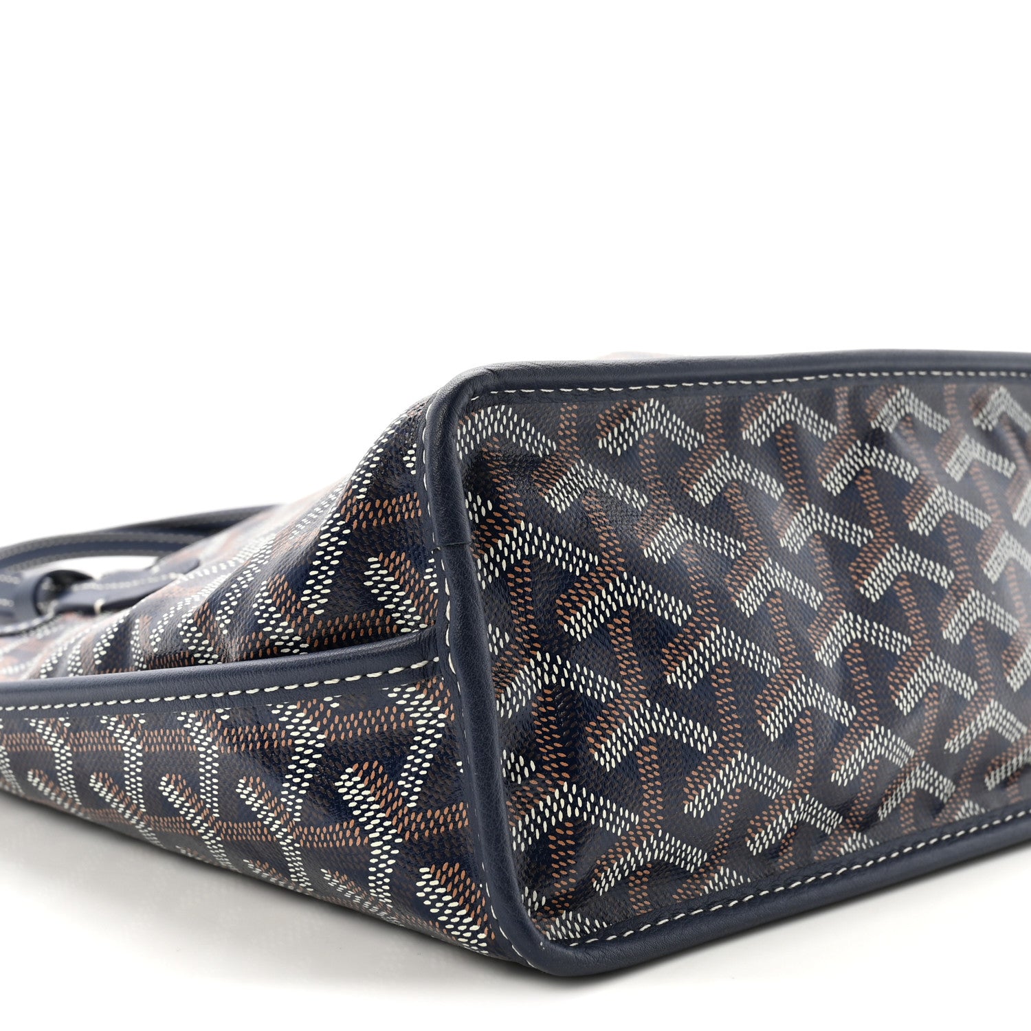 Goyard Goyardine Reversible Mini Anjou Navy 9 of 10