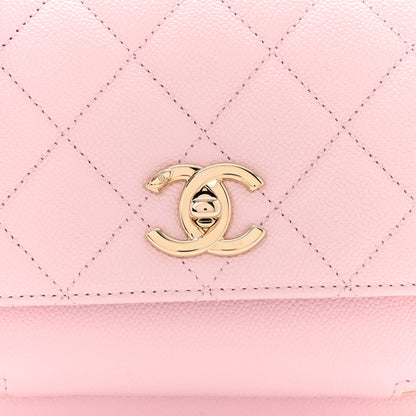 Chanel Caviar Quilted Small Business Affinity Flap Light Pink 7 of 10