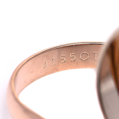 Cartier 18K Pink Yellow White Gold Classic Les Must De Cartier Trinity Ring 48 4.5 5 of 5