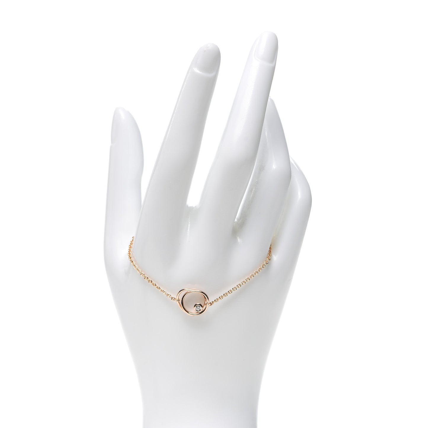 18K Rose Gold Diamond TPM Vertige Coeur Bracelet SH
