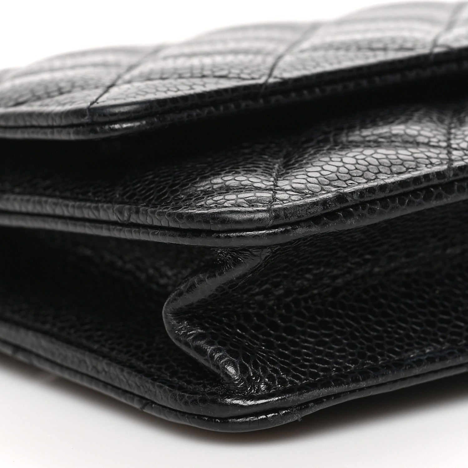 Chanel Caviar Quilted Wallet On Chain WOC Black 9 of 10