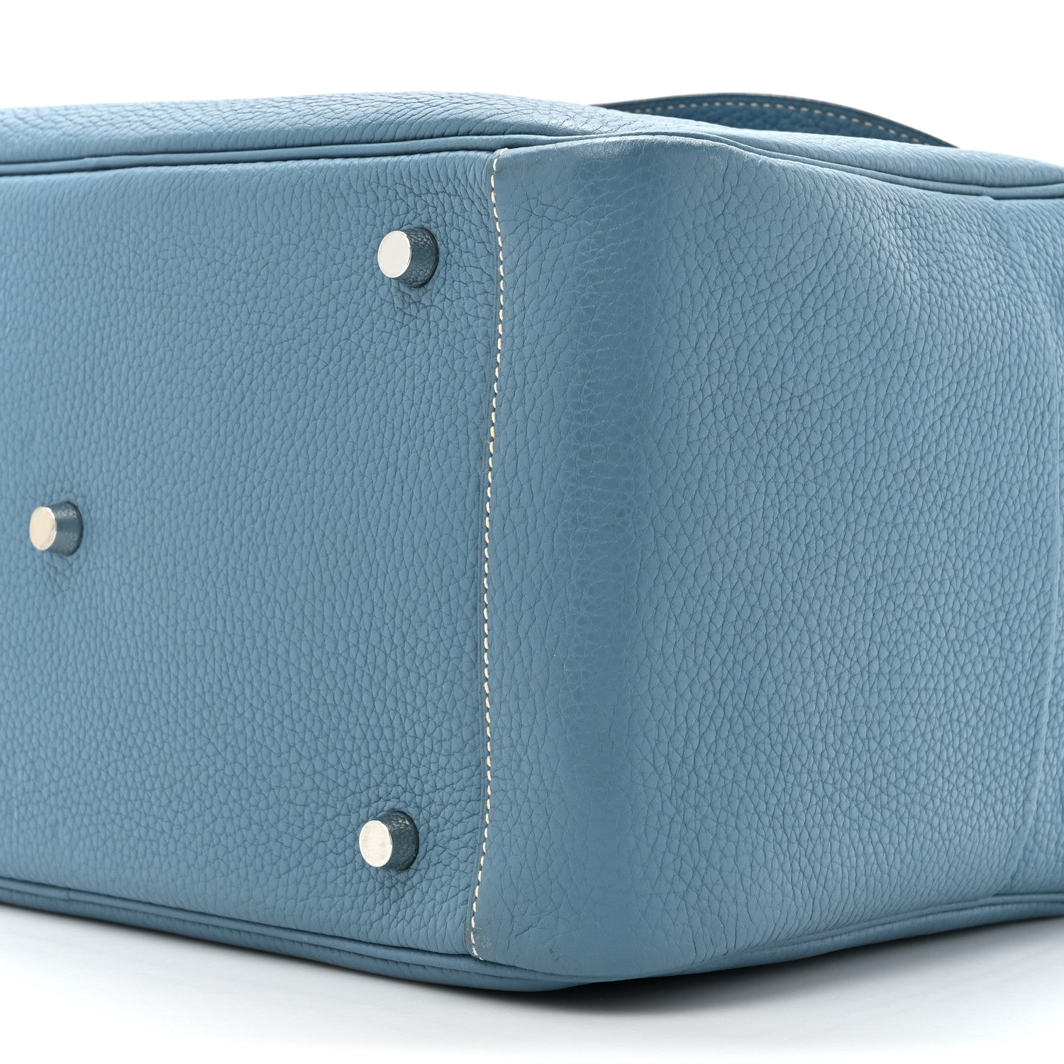 Hermes Taurillon Clemence Lindy 34 Bleu Jean 8 of 14