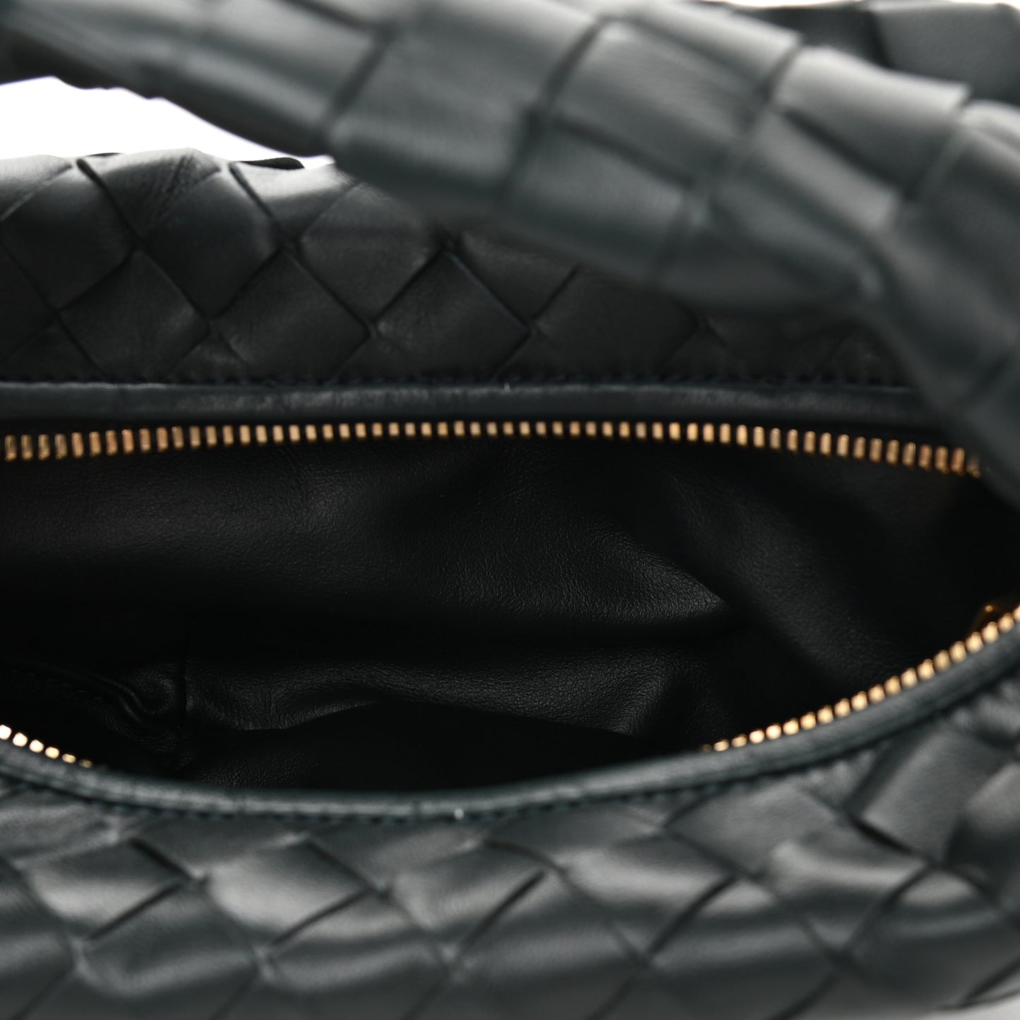 Nappa Intrecciato Mini Jodie Dark Moss
