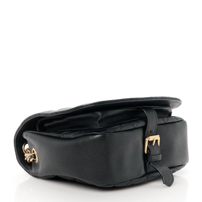 Chanel Grained Calfskin Quilted Messenger Flap Black 4 of 10