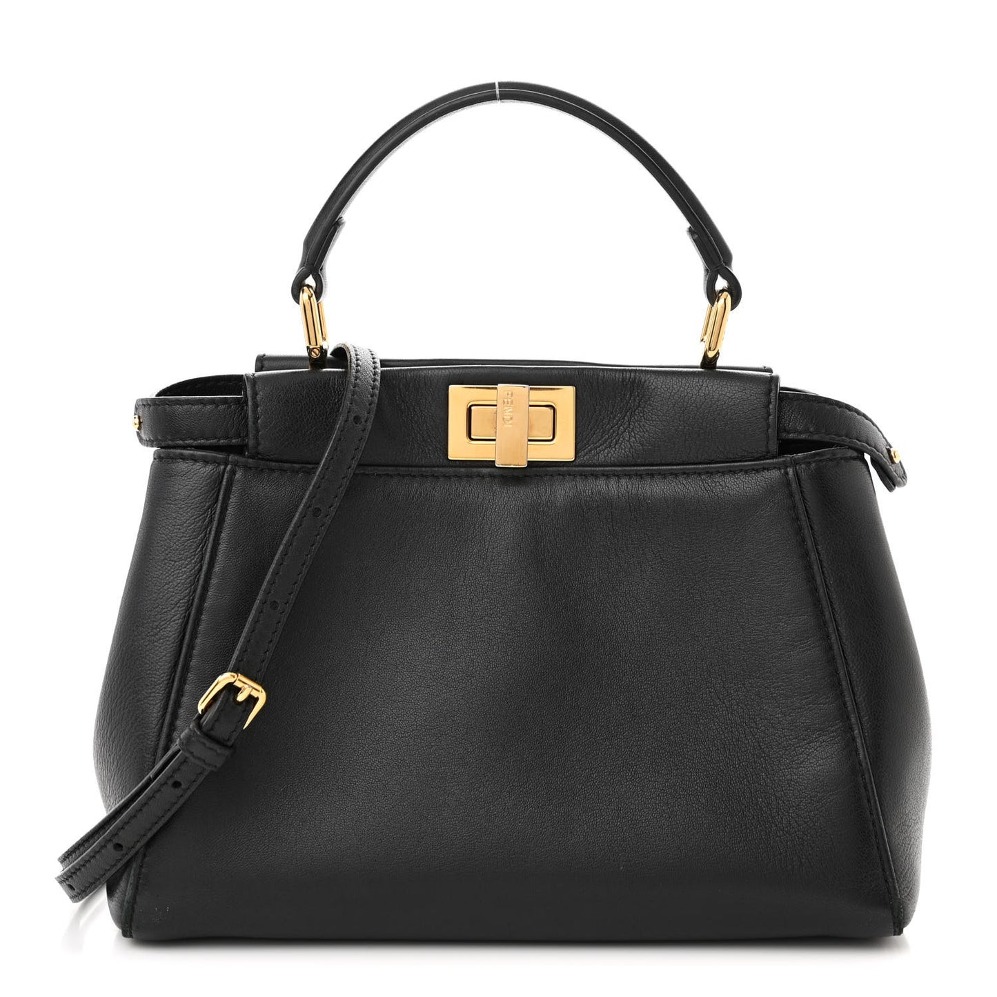 Nappa Mini Peekaboo Iconic Satchel Black