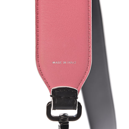 Fendi Vitello Dolce Fun Fair Metal Studded Strap You Black Multicolor 3 of 4