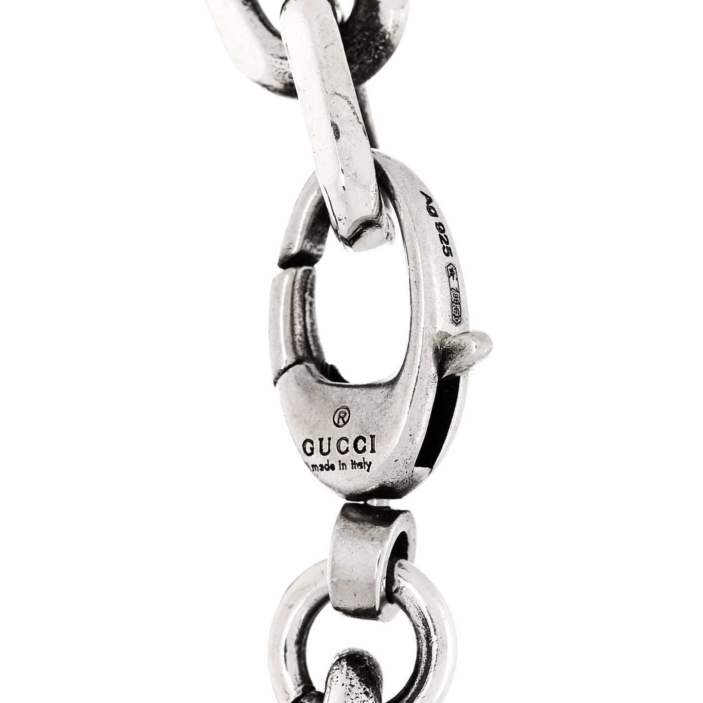 Sterling Silver Narrow Interlocking G Link Bracelet