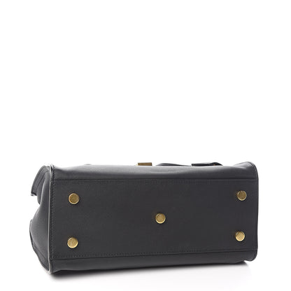 Saint Laurent Calfskin Monogram Baby Downtown Cabas Black 4 of 10