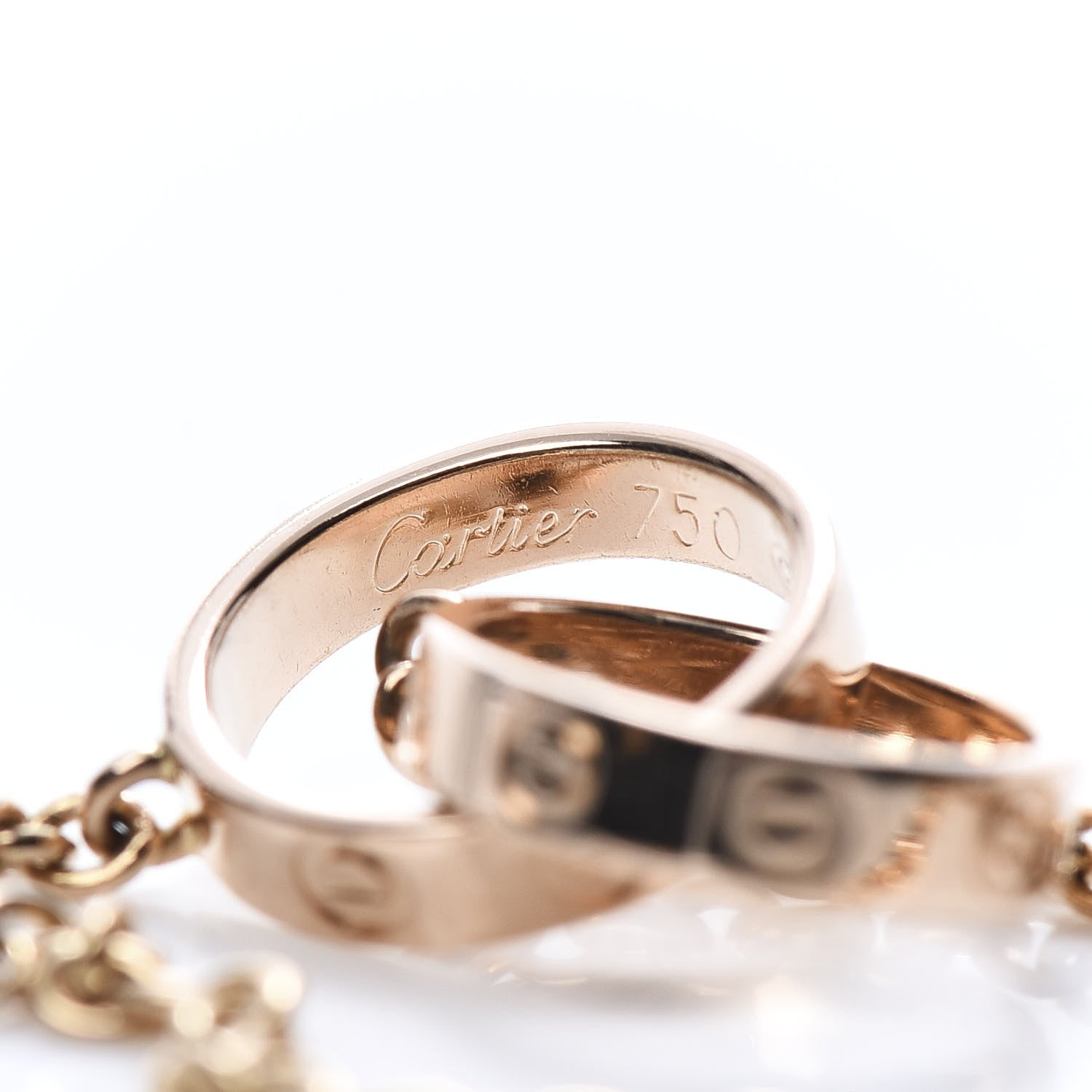Cartier 18K Pink Gold Interlocking LOVE Bracelet 4 of 5