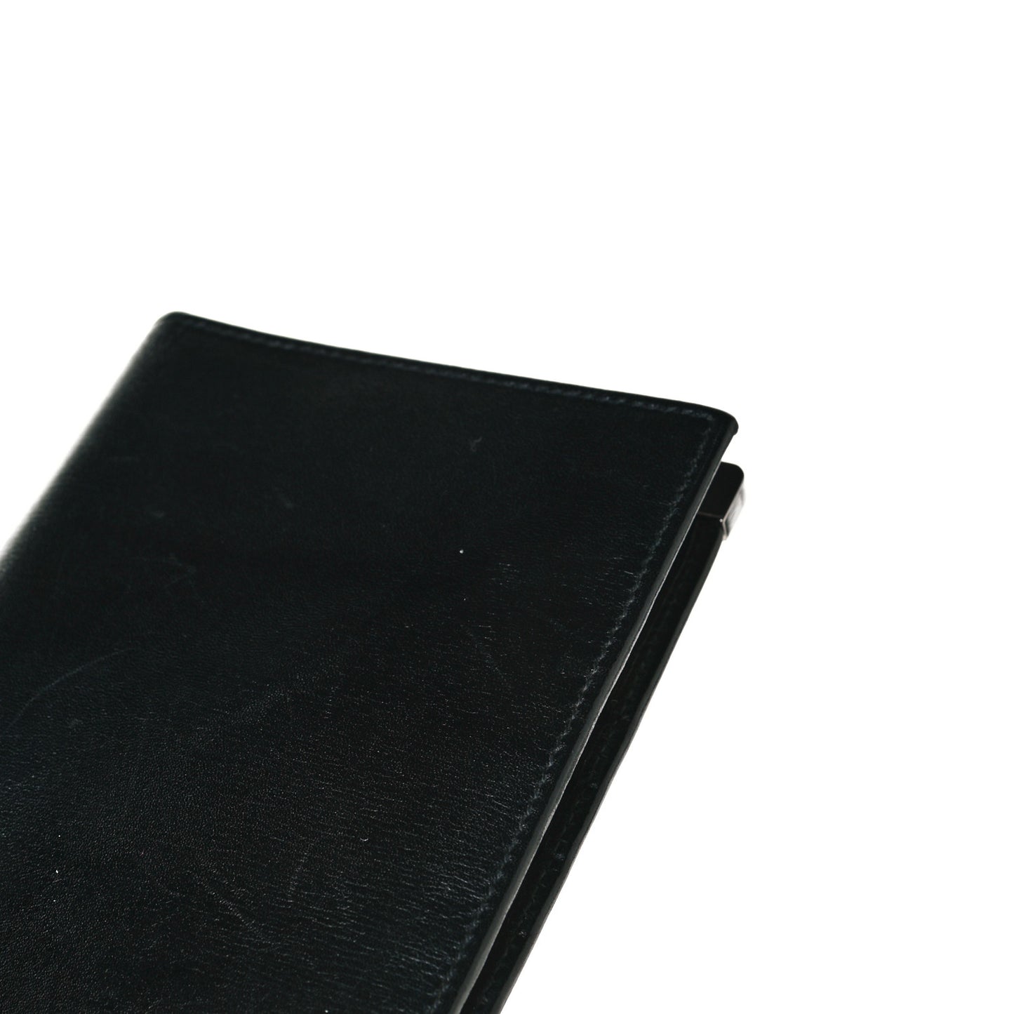 Calfskin Bi-Fold Wallet Black