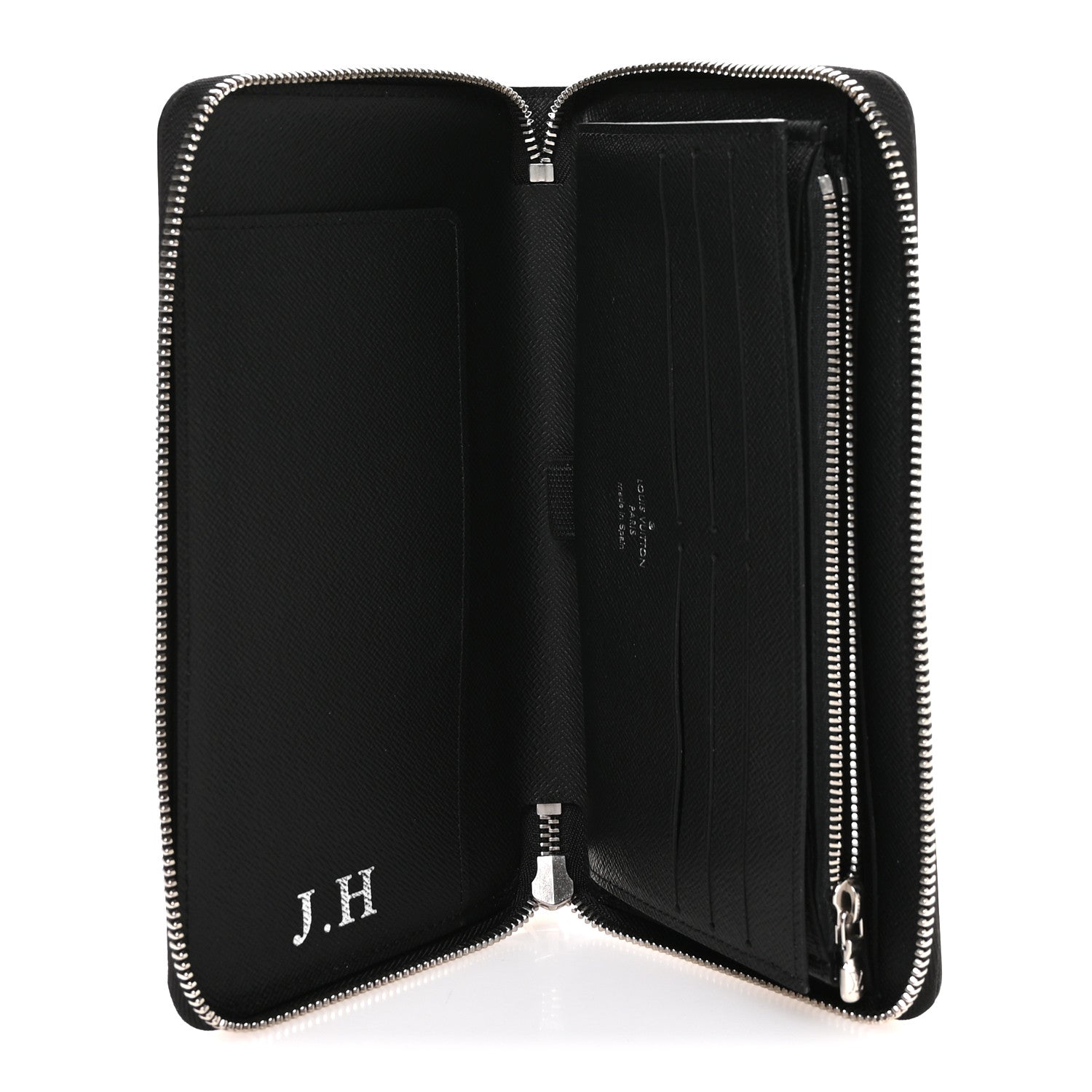 Louis Vuitton Epi Zippy Organizer Wallet Black 5 of 8