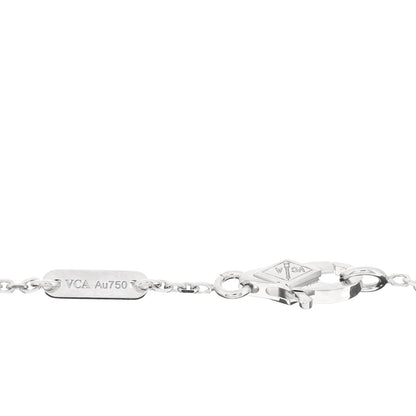 Van Cleef & Arpels 18K White Gold Diamond Sweet Alhambra Bracelet 3 of 4