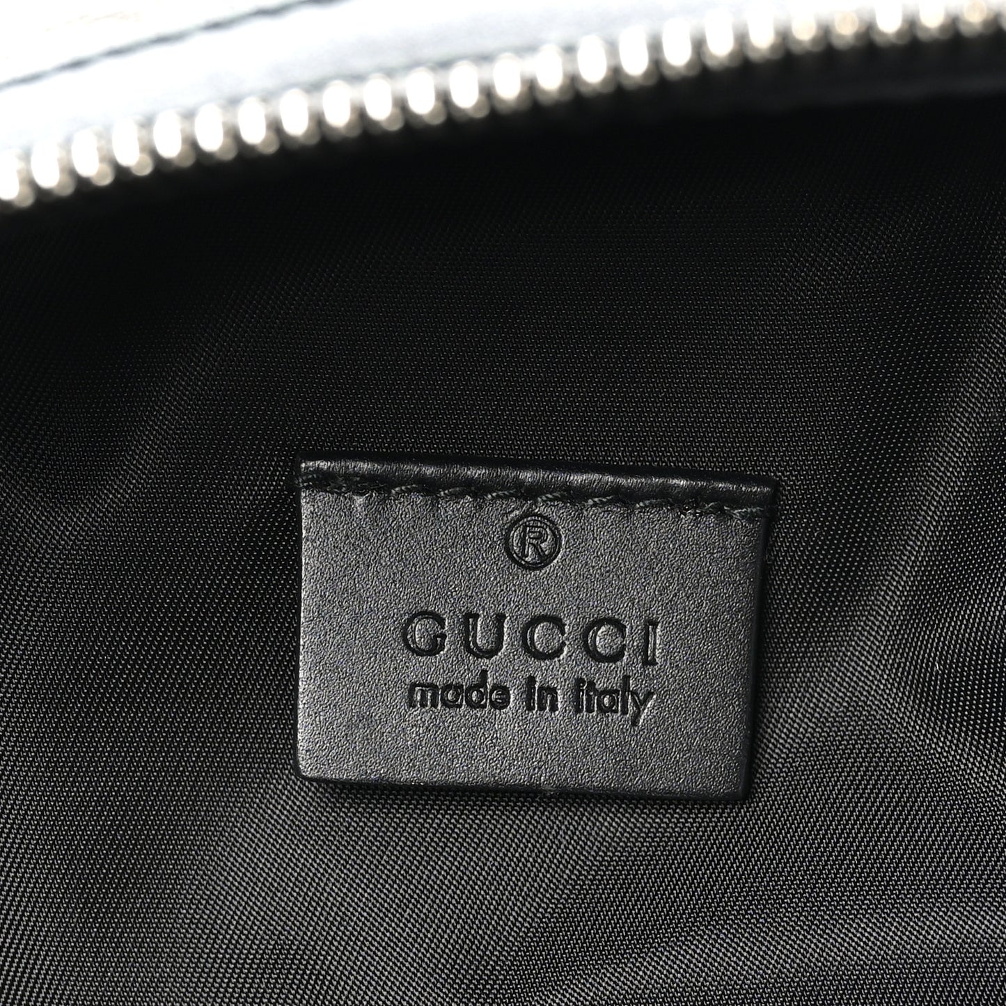 GG Supreme Monogram Web Dome Backpack Black