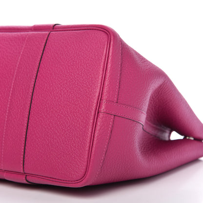 Hermes Vache Country Garden Party MM 36 Rose Pourpre 7 of 10