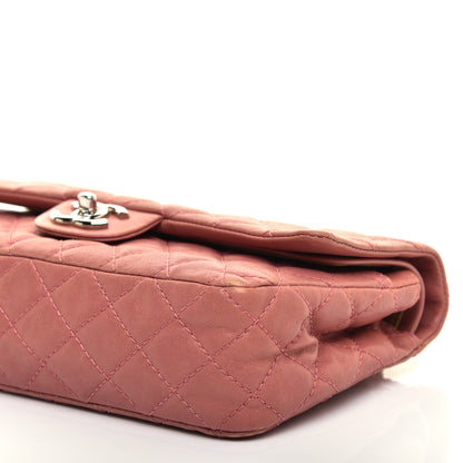 Chanel Washed Lambskin Quilted Medium Double Flap Bijoux Chain Pink 7 of 12