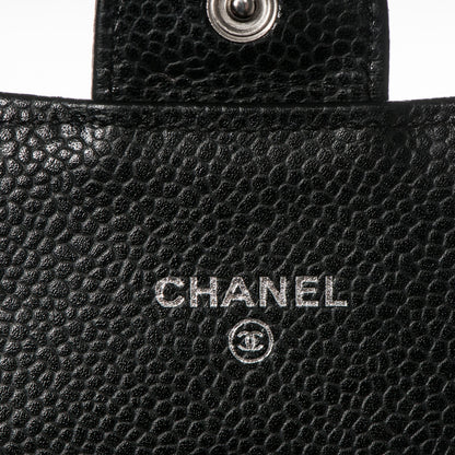 Chanel Caviar Quilted Small Flap Wallet Black 5 of 7