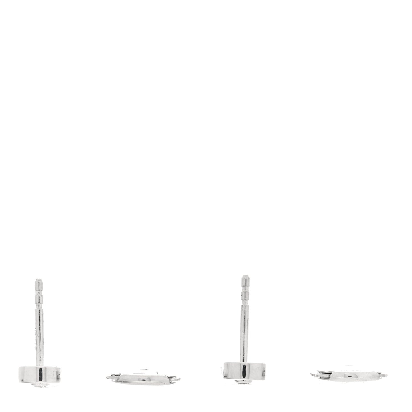 18K White Gold Diamond Move Uno Stud Earrings