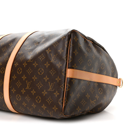 Louis Vuitton Monogram Keepall Bandouliere 55 9 of 9