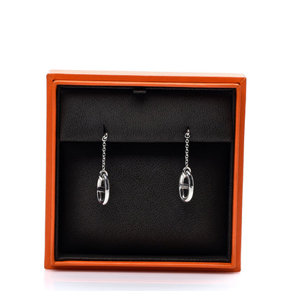 Hermes Sterling Silver Farandole Drop Earrings 6 of 6