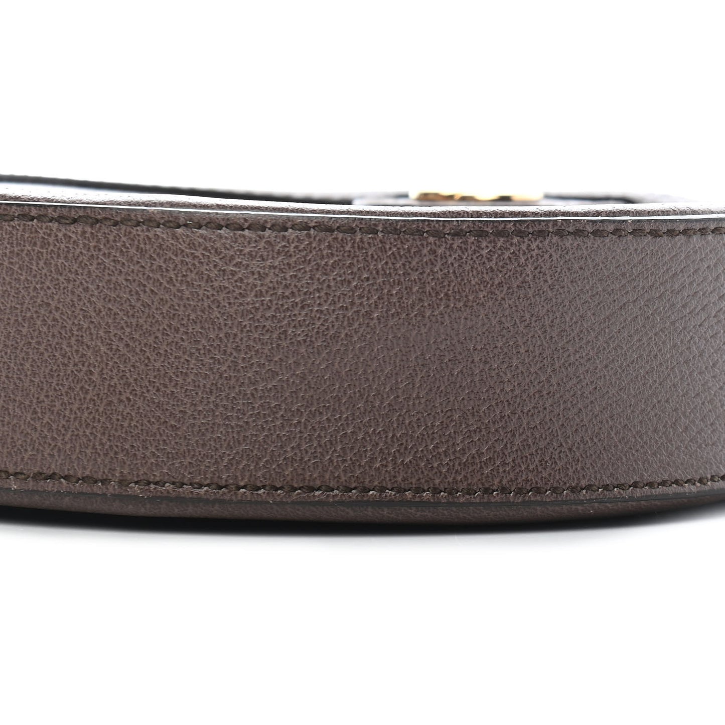 GG Supreme Monogram Web Mini Ophidia Round Shoulder Bag Brown