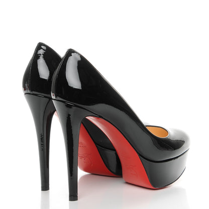 Christian Louboutin Patent Bianca 120 Pumps 38.5 Black 4 of 7