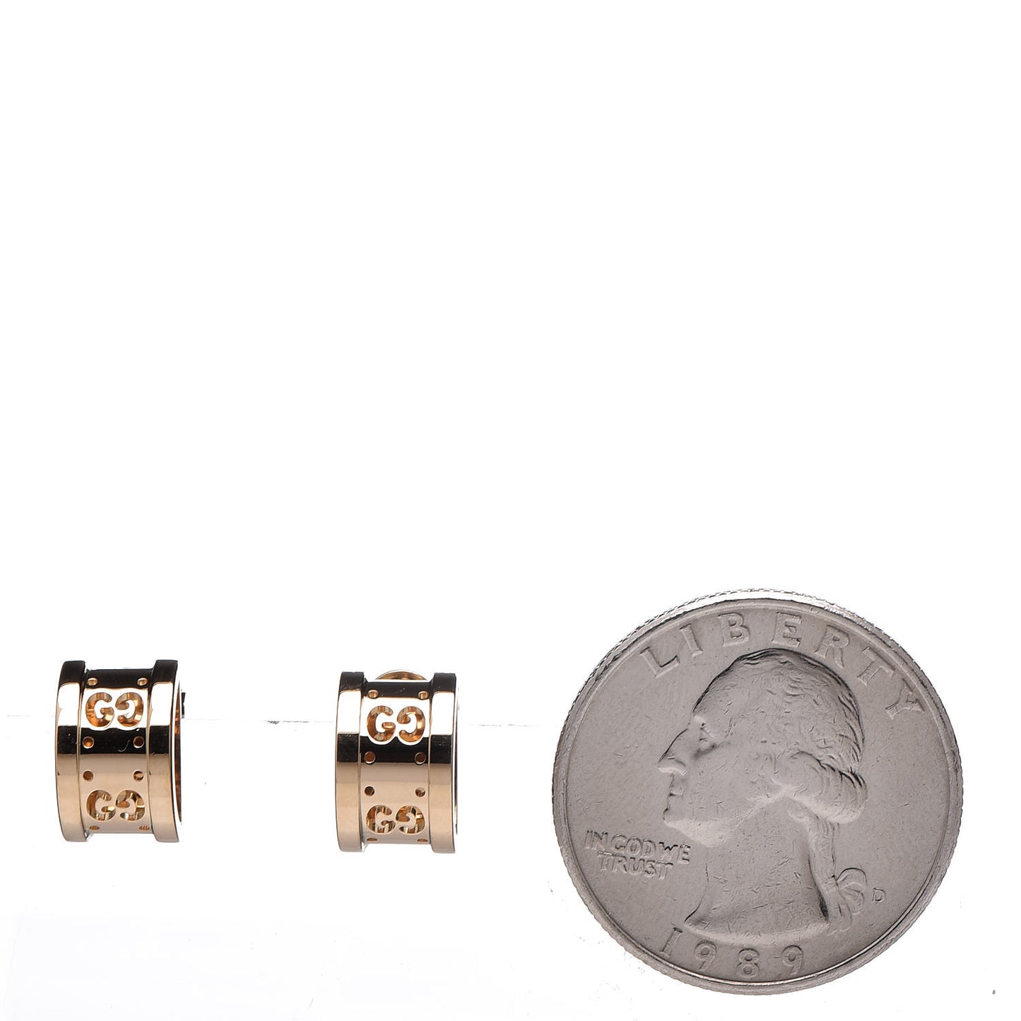 18K Yellow Gold Icon Twirl Earrings