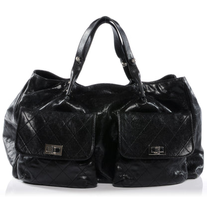 Chanel Glazed Caviar Mademoiselle XL Tote Black 1 of 8