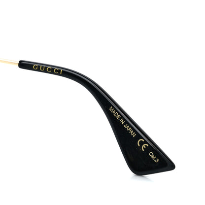 Gucci Metal Round Frame Sunglasses GG0061S Black 6 of 8