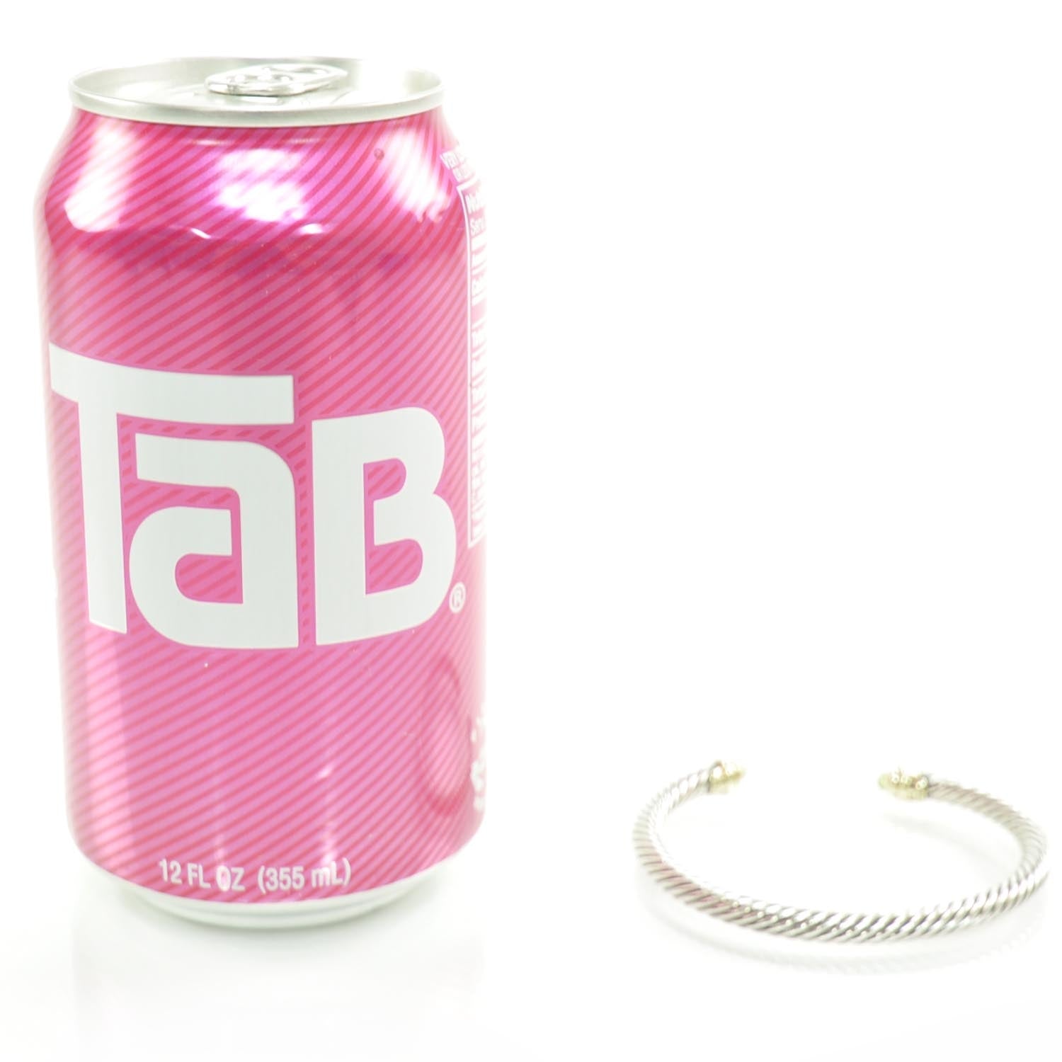 David Yurman Sterling Silver and 14k Gold Peridot Cable Cuff 2 of 7