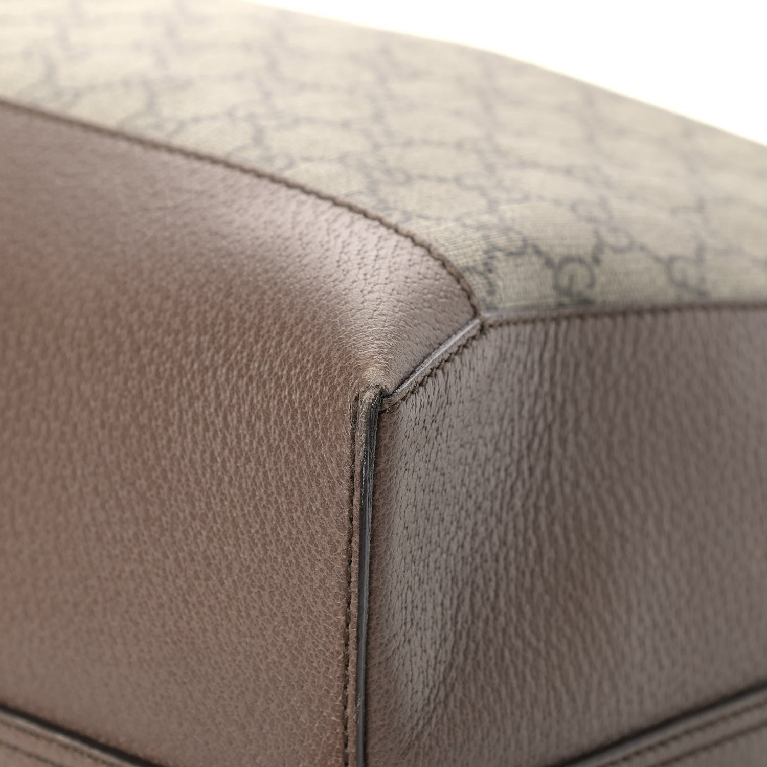Gucci GG Supreme Monogram Web Ophidia Tote Brown 12 of 17