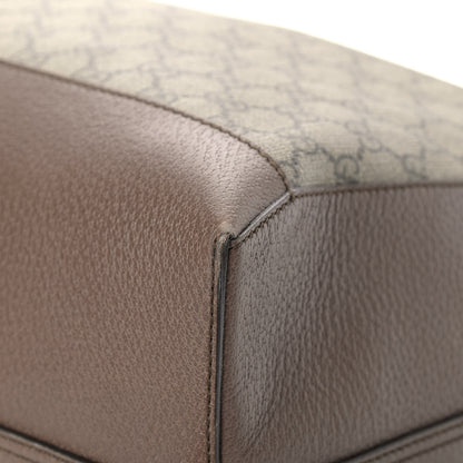 Gucci GG Supreme Monogram Web Ophidia Tote Brown 12 of 17