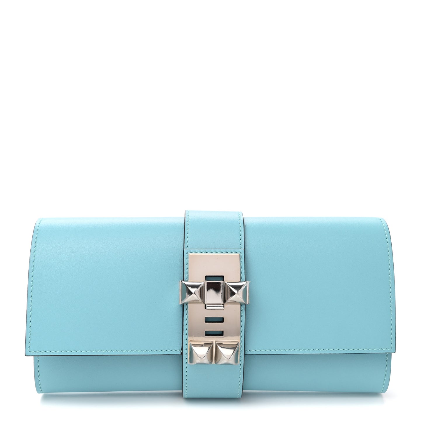 Tadelakt Medor 23 Clutch Bleu Atoll
