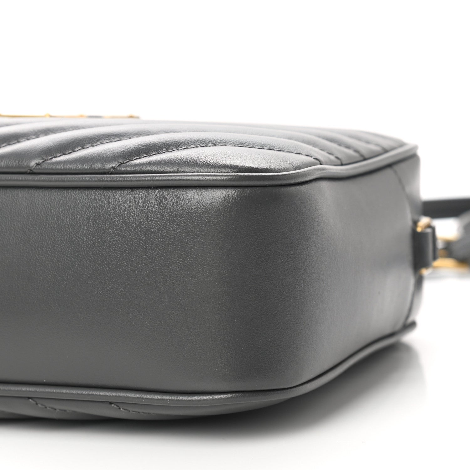 Saint Laurent Calfskin Matelasse Monogram Lou Camera Bag Storm 10 of 10