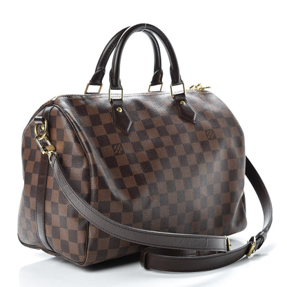 Louis Vuitton Damier Ebene Speedy Bandouliere 30 5 of 15