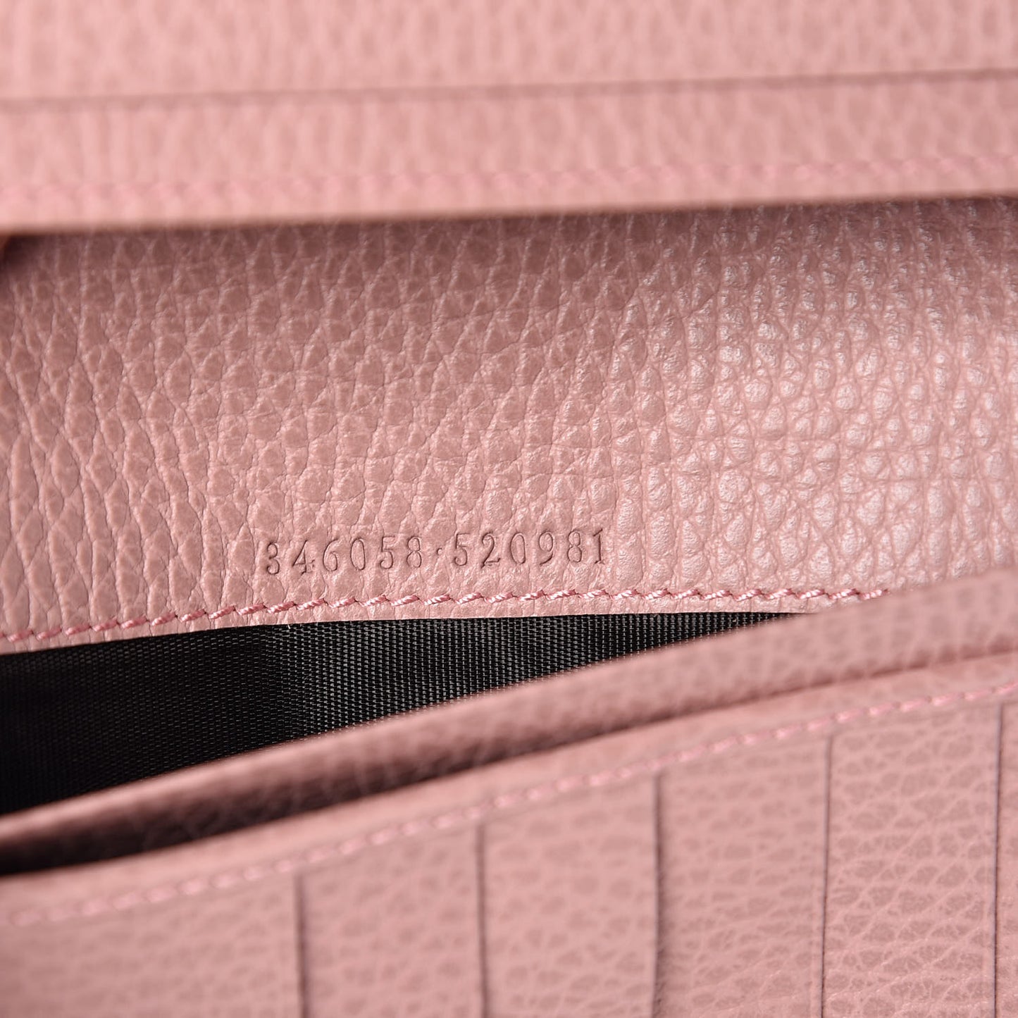 Monogram Dollar Calfskin Continental Flap Wallet Beige Ebony Soft Pink