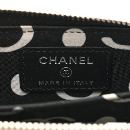 Chanel Caviar Quilted Coco Chanel Logo CC Zip Coin Purse Black 6 of 8