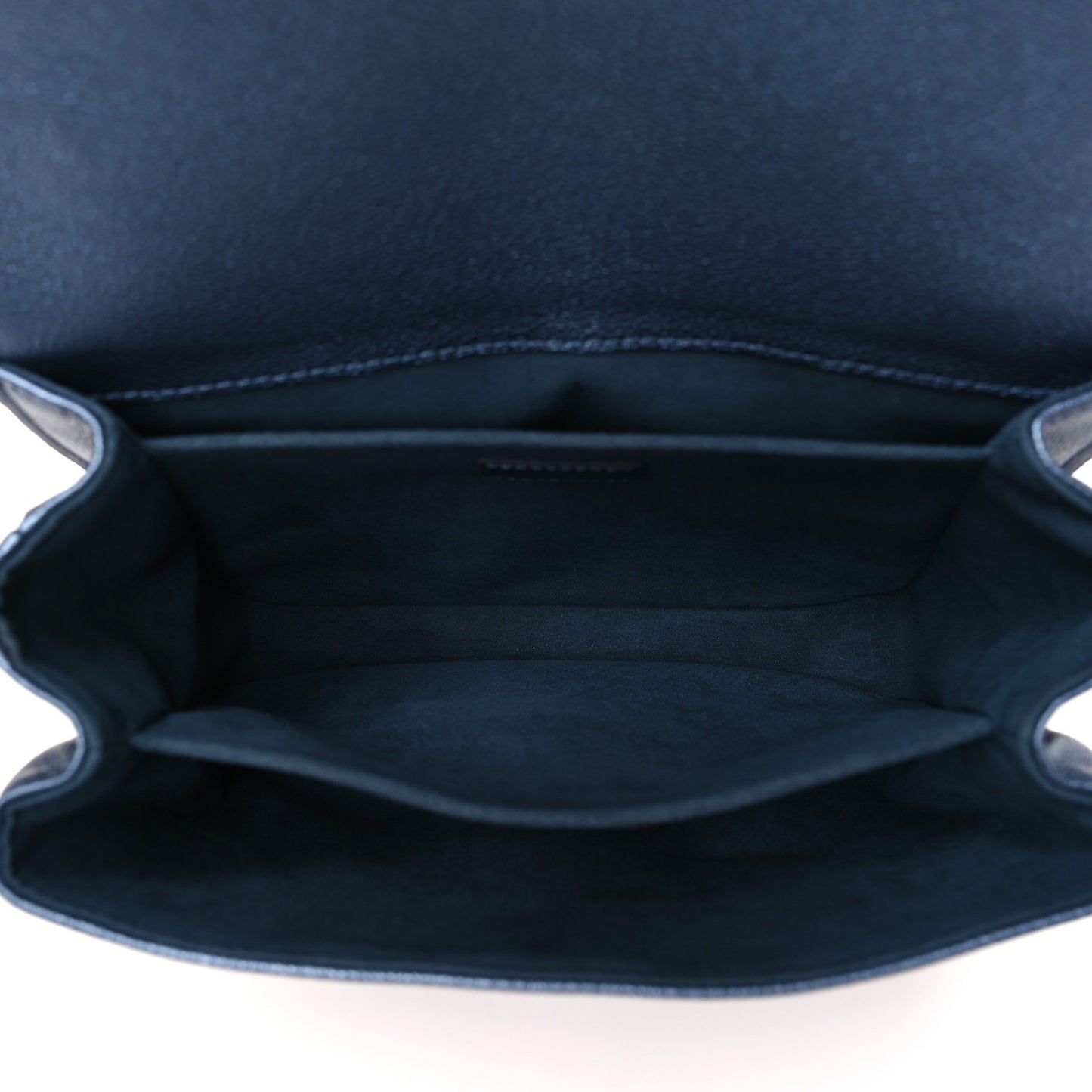 Metallic Empreinte Monogram Giant Pochette Metis Navy Nacre