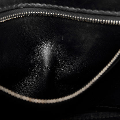 Balenciaga Grained Calfskin Small Hourglass Top Handle Bag Black 7 of 10