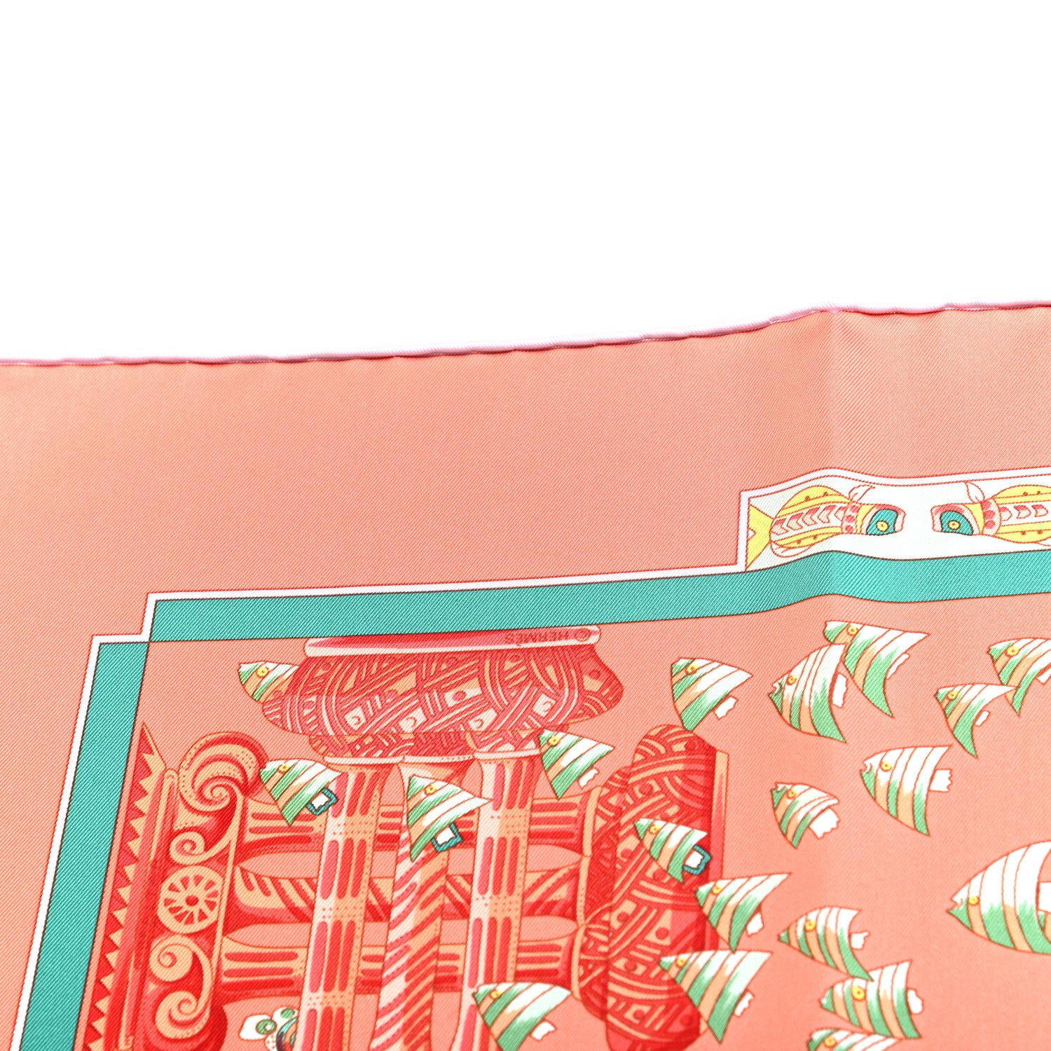 Hermes Silk Rencontre Oceane Scarf 90 4 of 5