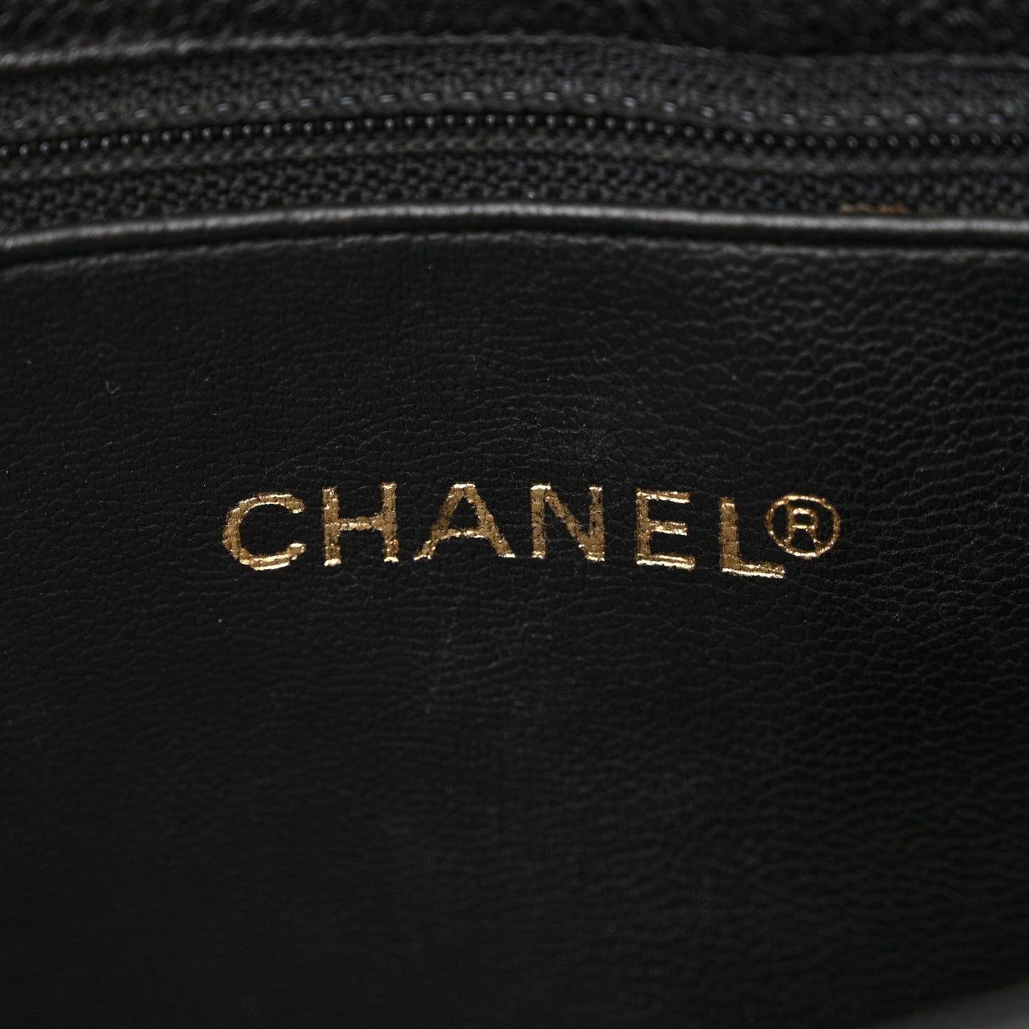 Caviar Flap Shoulder Bag Black
