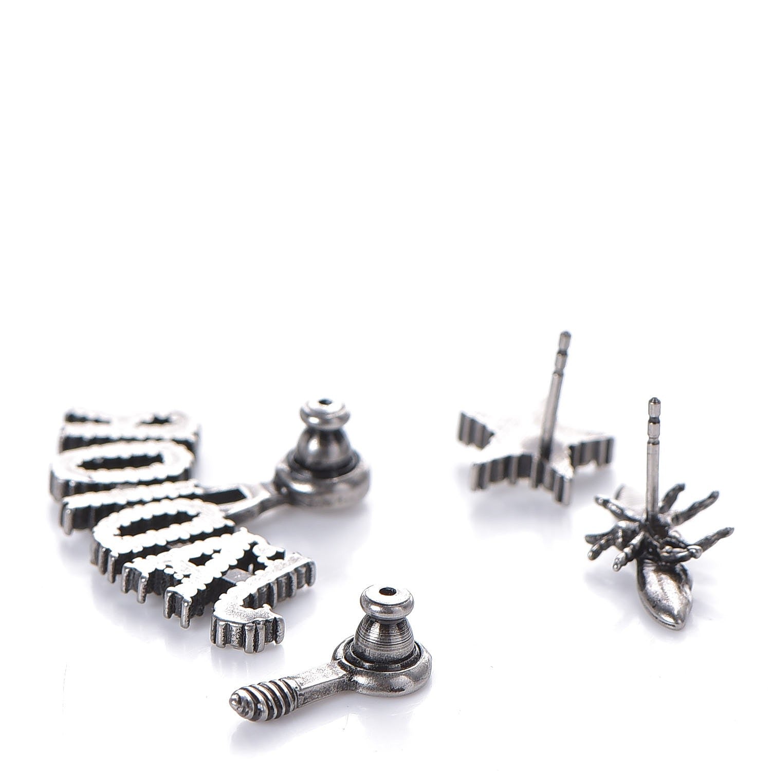Christian Dior Palladium Crystal J'adior Earrings 3 of 3