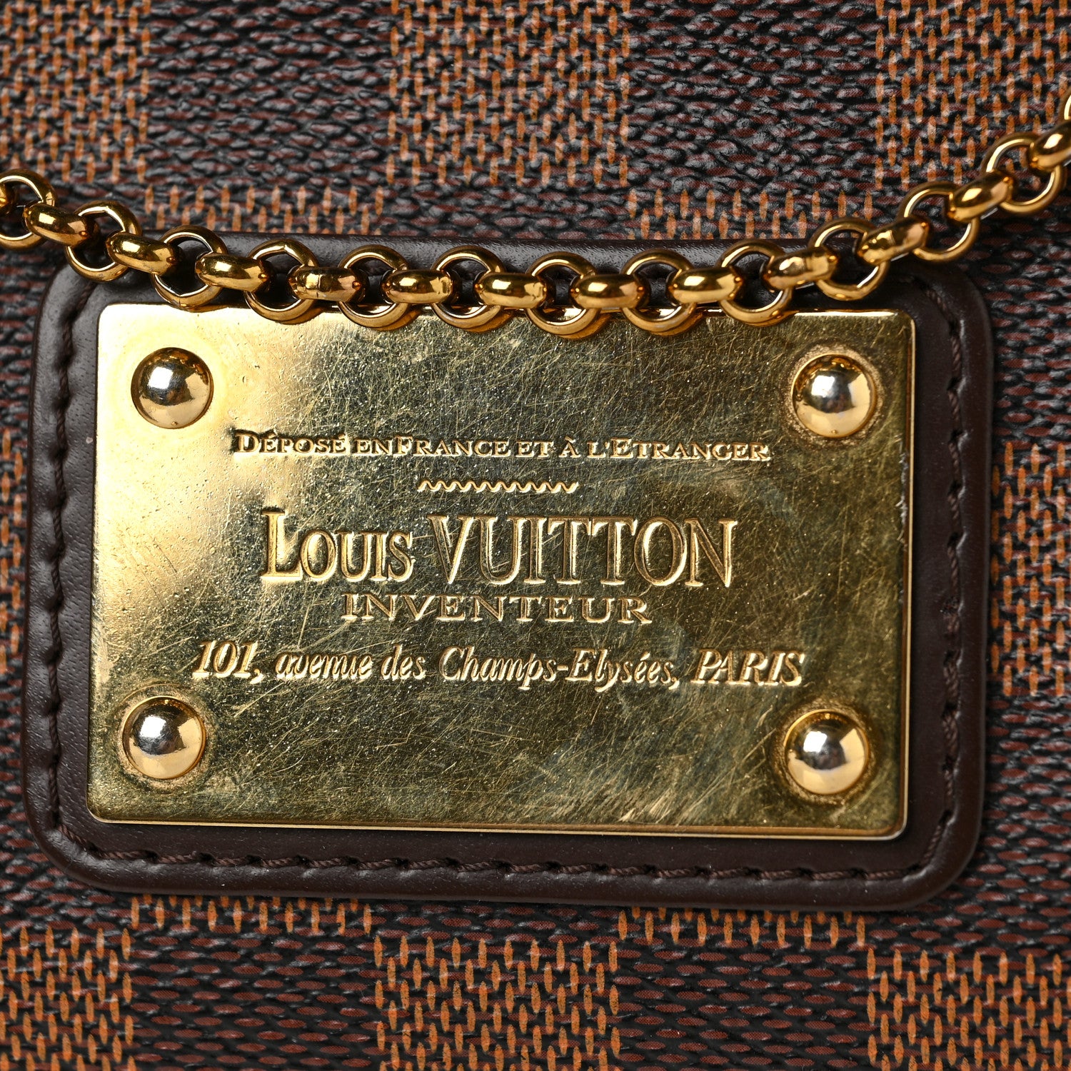 Louis Vuitton Damier Ebene Eva Clutch 11 of 11
