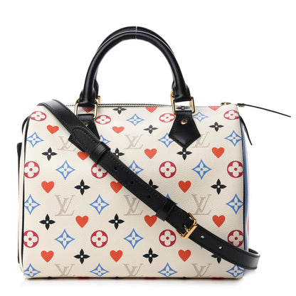 Louis Vuitton Game On Speedy Bandouliere 25 White 1 of 11